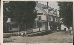 Union Hotel, Union NH Postcard