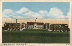 Alton Senior High School Postcard