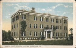 Decatur County Memorial Hospital Postcard