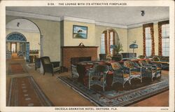 Osceola-Gramatan Hotel Lounge Postcard