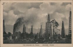 The Orange Oil Field Postcard