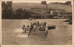 Bodinnick Ferry, Fowey Postcard