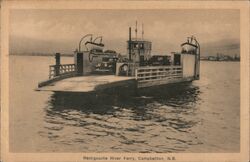 Restigouche River Ferry Campbellton, NB Canada New Brunswick Postcard Postcard Postcard