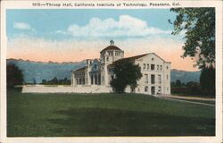 Throop Hall California Institute of Technology Postcard