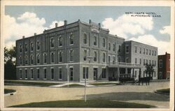 Merchants Hotel McPherson KS Postcard