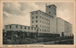 Wm. Kelly Flour Mill Postcard