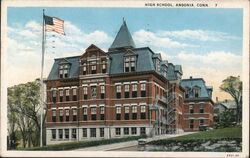 Ansonia High School Connecticut Postcard Postcard Postcard