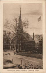 Congregational Church, Ansonia Connecticut Postcard Postcard Postcard