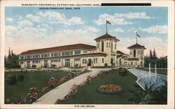 Mississippi Centennial Exposition Coliseum Postcard