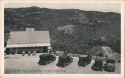 Inspiration Point, Santa Cruz to San Francisco Postcard