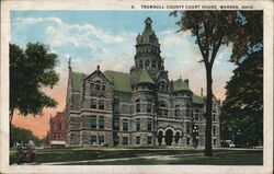 Trumbull County Court House Postcard