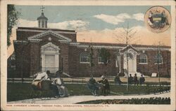 New Carnegie Library Vernon Park Germantown Philadelphia, PA Postcard Postcard Postcard