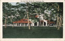 The Golf Club House Postcard