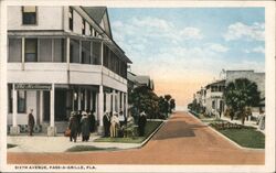 Sixth Avenue Pass-A-Grille Florida Pass-a-Grille Beach, FL Postcard Postcard Postcard