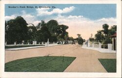 Brooker's Creek Bridge St. Petersburg, FL Postcard Postcard Postcard