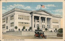 Globe High School Postcard