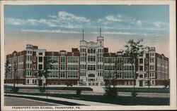 Frankford High School Pennsylvania Postcard Postcard Postcard