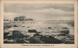 Weekapaug Inn and Beach Postcard