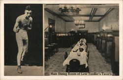 Lew Tendler's Tavern Main Dining Room Philadelphia, PA Postcard Postcard Postcard