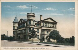 Public School No. 24 Wilmington Delaware Postcard