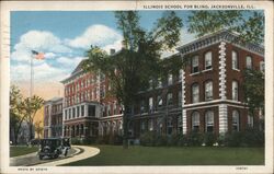 Illinois School for Blind Jacksonville Postcard