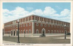 Illinois National Guard Armory, Peoria Postcard