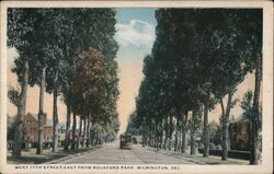 West 17th Street from Rockford Park Wilmington, DE Postcard Postcard Postcard