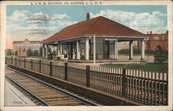 LIRR Station St. Albans Postcard