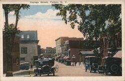 Cayuga Street, Fulton Postcard