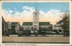 View of the Court, Wartburg Seminary Postcard