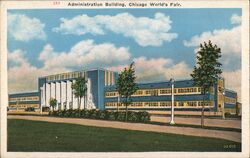 Administration Building, Chicago World's Fair Illinois Postcard Postcard Postcard