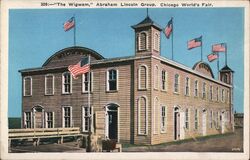 The Wigwam, Abraham Lincoln Group Chicago, IL Postcard Postcard Postcard