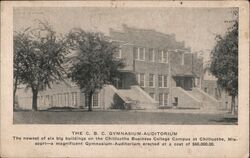 C.B.C. Gymnasium-Auditorium Postcard