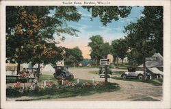 Tourist Camp Baraboo Postcard