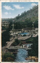 South Boulder Creek and Swimming Pool Eldorado Springs, CO Postcard Postcard Postcard