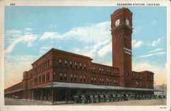 Dearborn Station Chicago, IL Postcard Postcard Postcard