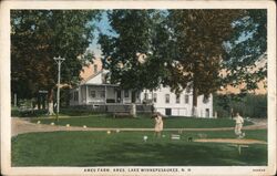 Ames Farm, Lake Winnepesaukee Postcard