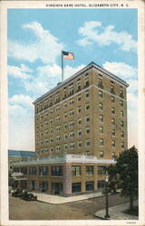 Virginia Dare Hotel Elizabeth City, NC Colored Postcard Postcard Postcard