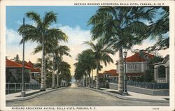 Mariano Arosemena Avenue, Bella Vista Postcard