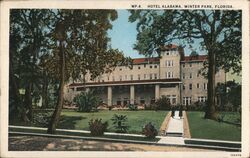 Hotel Alabama, Winter Park, Florida Postcard Postcard Postcard