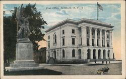 Post Office, Salisbury, NC North Carolina Postcard Postcard Postcard