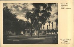 Chapman Park Hotel Bungalow Los Angeles, CA Postcard Postcard Postcard