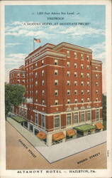 Fireproof Altamont Hotel Hazleton PA Pennsylvania Postcard Postcard Postcard