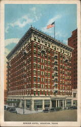 Bender Hotel, Houston Texas Postcard Postcard Postcard