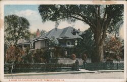 A Home on Charles Avenue New Orleans, LA Postcard Postcard Postcard