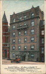 Hotel Calumet New York City Postcard Postcard Postcard