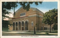 First Church of Christ Scientist, St. Petersburg, Florida Postcard