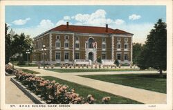 B.P.O.E. Building, Salem Postcard