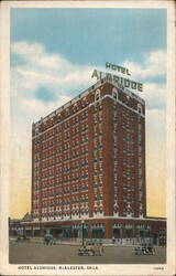 Hotel Aldridge McAlester, OK Postcard Postcard Postcard