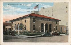 Post Office, Orlando Florida Postcard